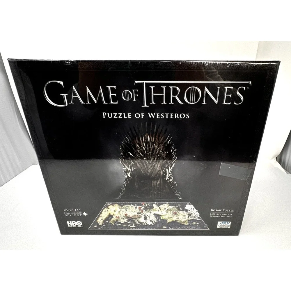 4D Cityscape Game of Thrones: 3D Map Puzzle of Westeros NEW SEALED